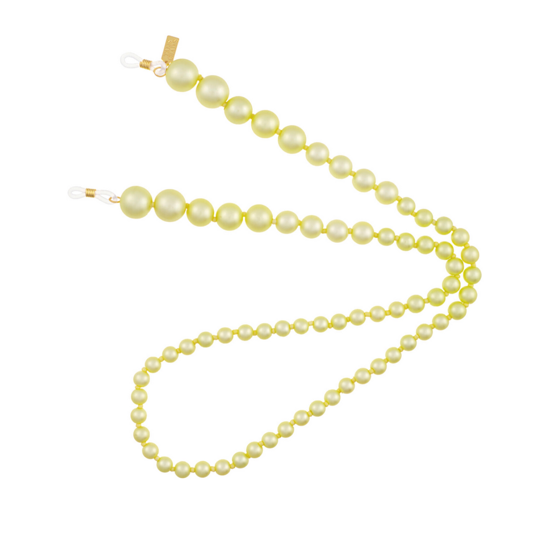 Pearl XL Sunglasses Chain – Lemon