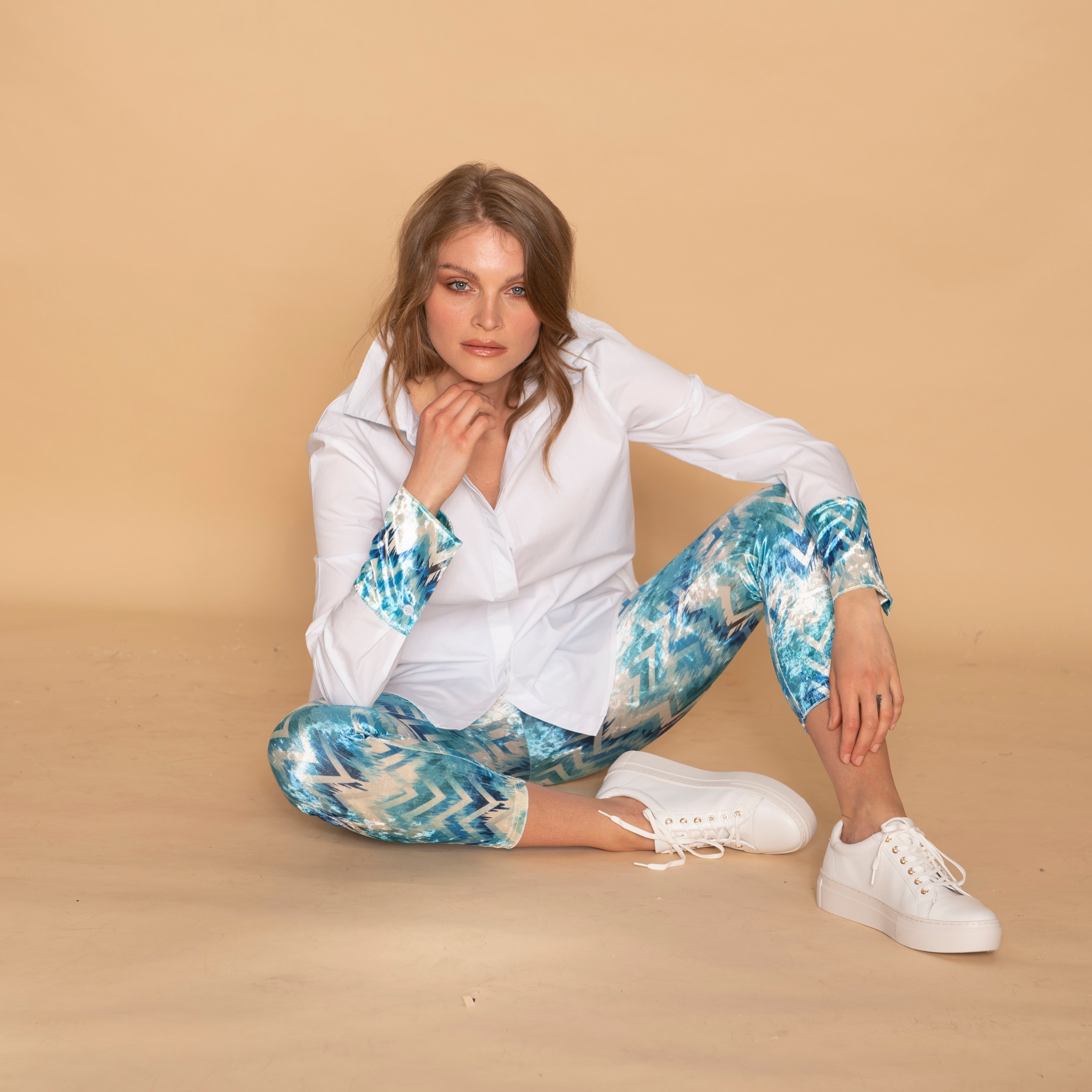 Velvet hot sale capri pants