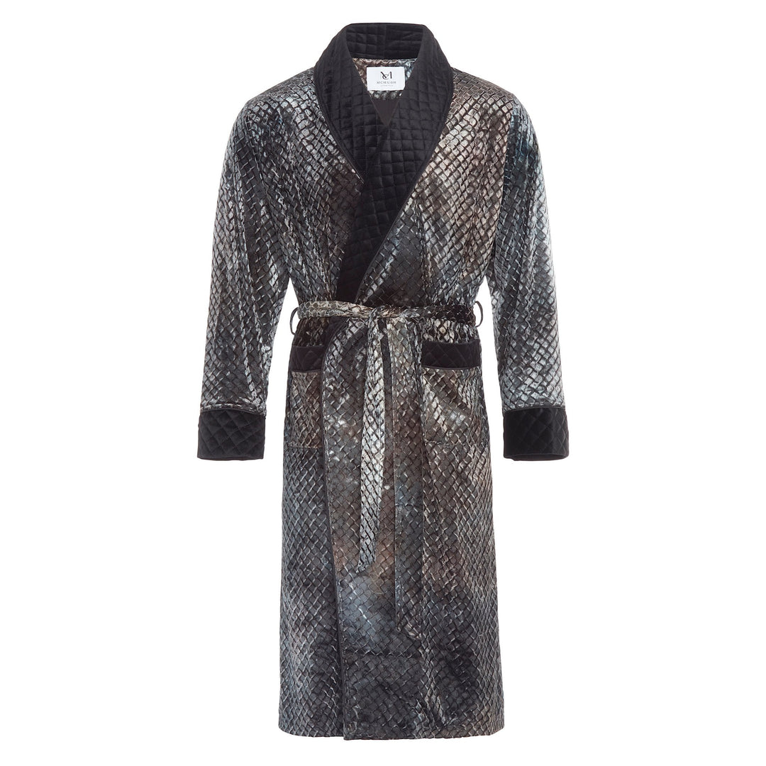Hefner Robe MR.HEFNER ROBE PEWTER β McHugh Lifestyle